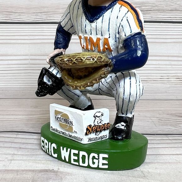 LIMA LOCOS Bobblehead ERIC WEDGE Baseball Catcher HTF 2003 SGA - Indians Manager - Picture 7 of 15